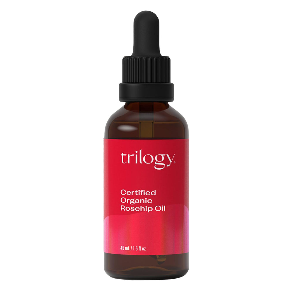 Trilogy huile d’argousier – bouteille élégante pour hydrater la peau.