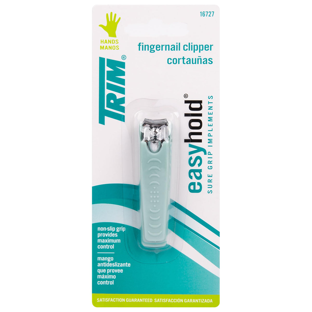 Cortaúñas Trim Easy Hold con agarre antideslizante para cortes precisos y confortables.