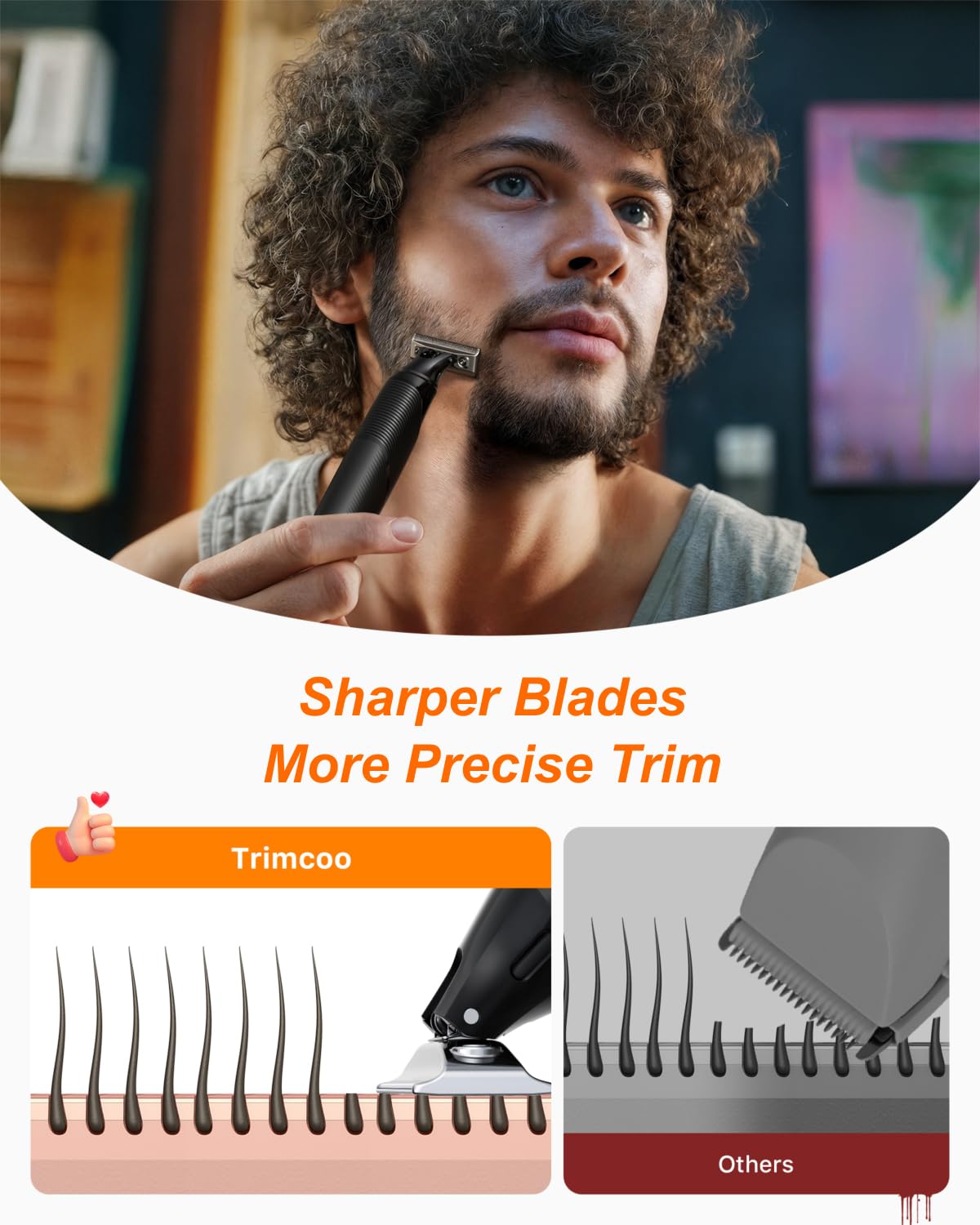 Protector de piel 0mm de Trimcoo, seguridad en zonas sensibles.