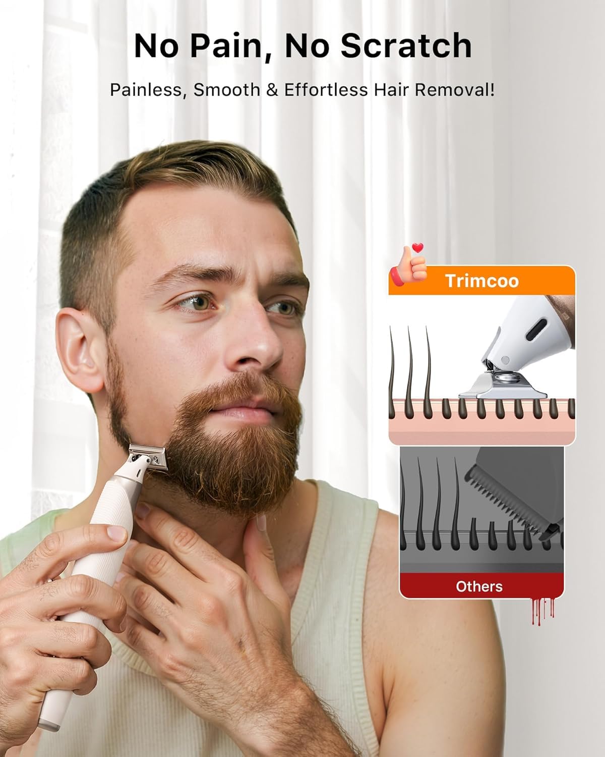 Guía cuerpo 3mm Trimcoo: recorte uniforme