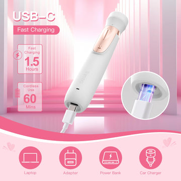 Trimma cabezales intercambiables: adapta para nariz, labios y cejas.