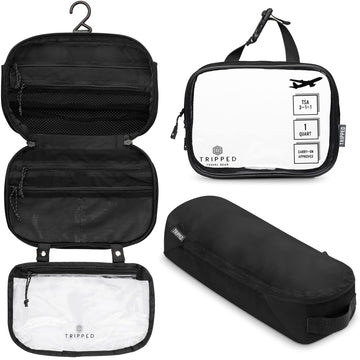 TRIPPED bolsa de higiene colgante, ideal para organizar tocador en viajes.