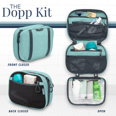 TRIPPED Clip ajustable en bolsa TSA para fijar en ducha o toalla.