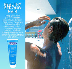 TRISWIM Champú Aroma Lima Mango: fragancia fresca y atractiva para todo uso.