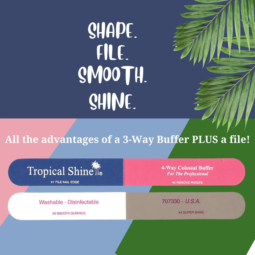 Tropical Shine Colosal, diseño compacto, ideal para viaje y retoques