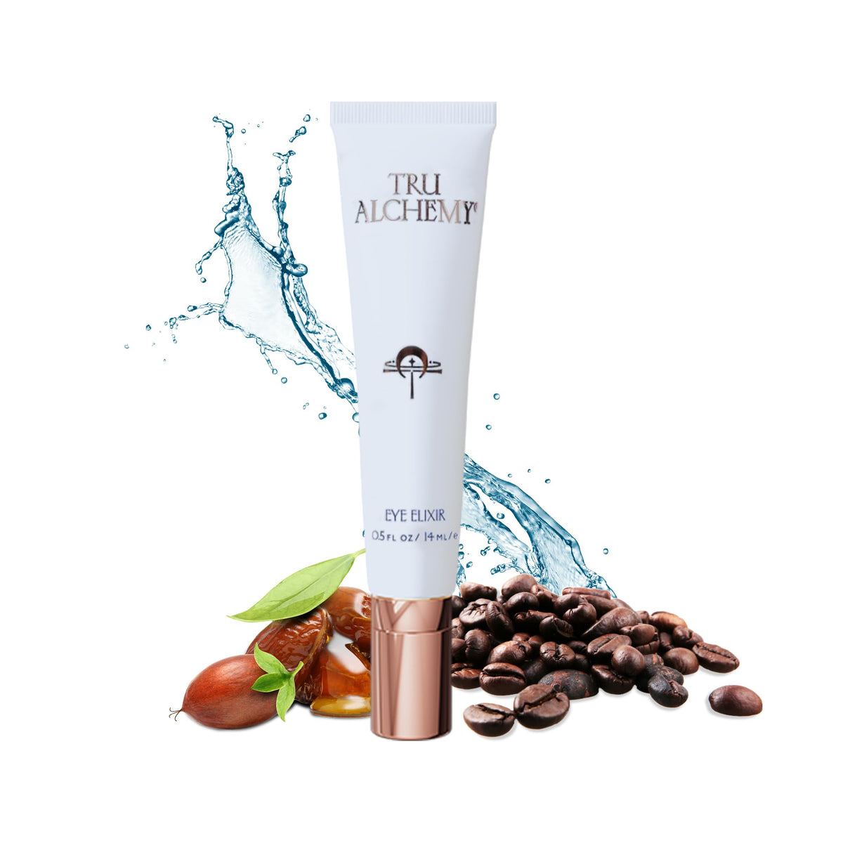 Tru Alchemy Eye Elixir con aplicador enfriador para ojos, sensación refrescante