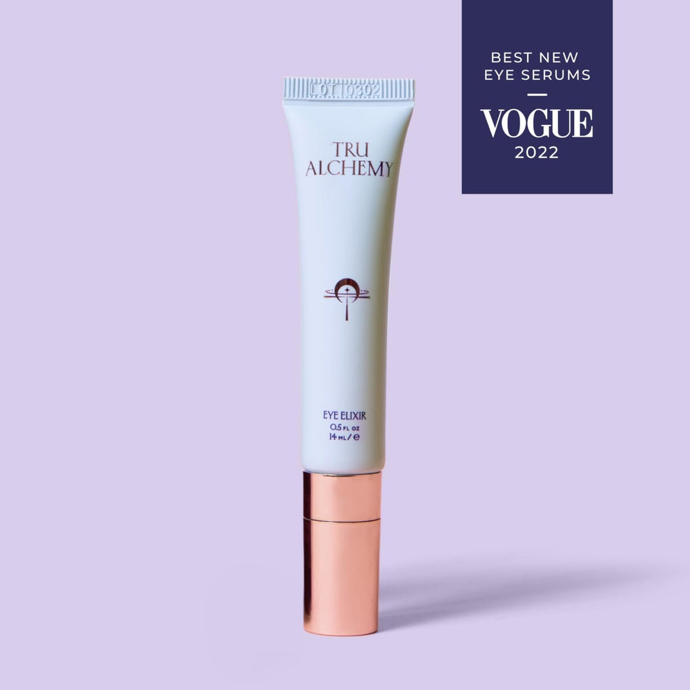 Tru Alchemy Eye Elixir fórmula segura sin fragancias ni parabenos