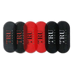 TRU BARBER agarre para cabello negro, sujeción firme y sin deslizamientos.
