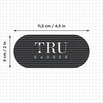 TRU BARBER clips-pelo barbería-negro: uso cómodo para dividir mechones sin tirones