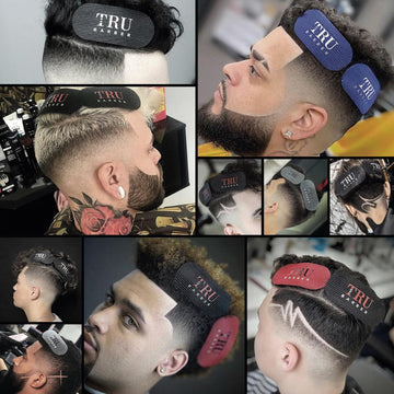 TRU BARBER sujetadores-pelo seguro-negro: evita deslizamientos durante el peinado