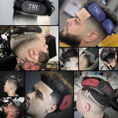 TRU BARBER sujetadores-pelo seguro-negro: evita deslizamientos durante el peinado
