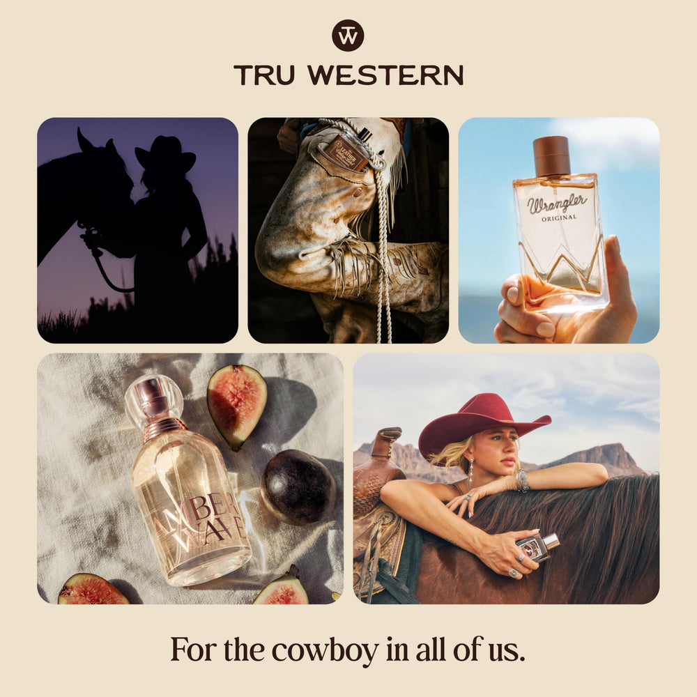Textura de fragancia Tru Fragrance Beauty Yellowstone Dusk en muestra