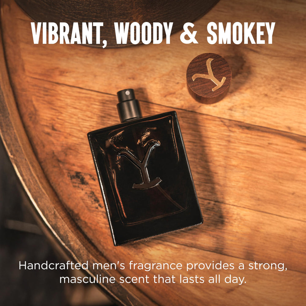 Tru Fragrance Beauty Yellowstone Ride Reserve amber-vanilla glow suggests smoky warmth