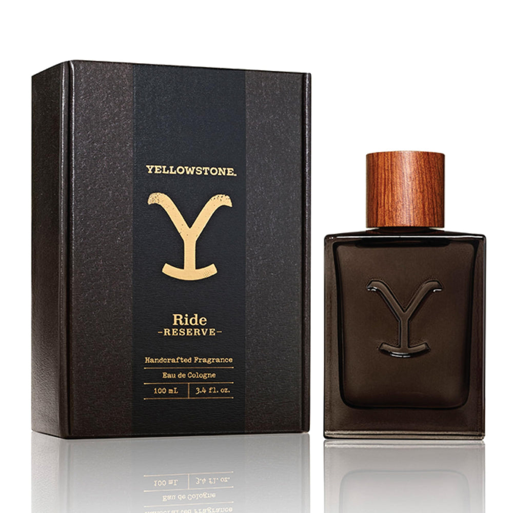 Tru Fragrance Beauty Yellowstone Ride Reserve bottle front for a bold, lasting masculine scent