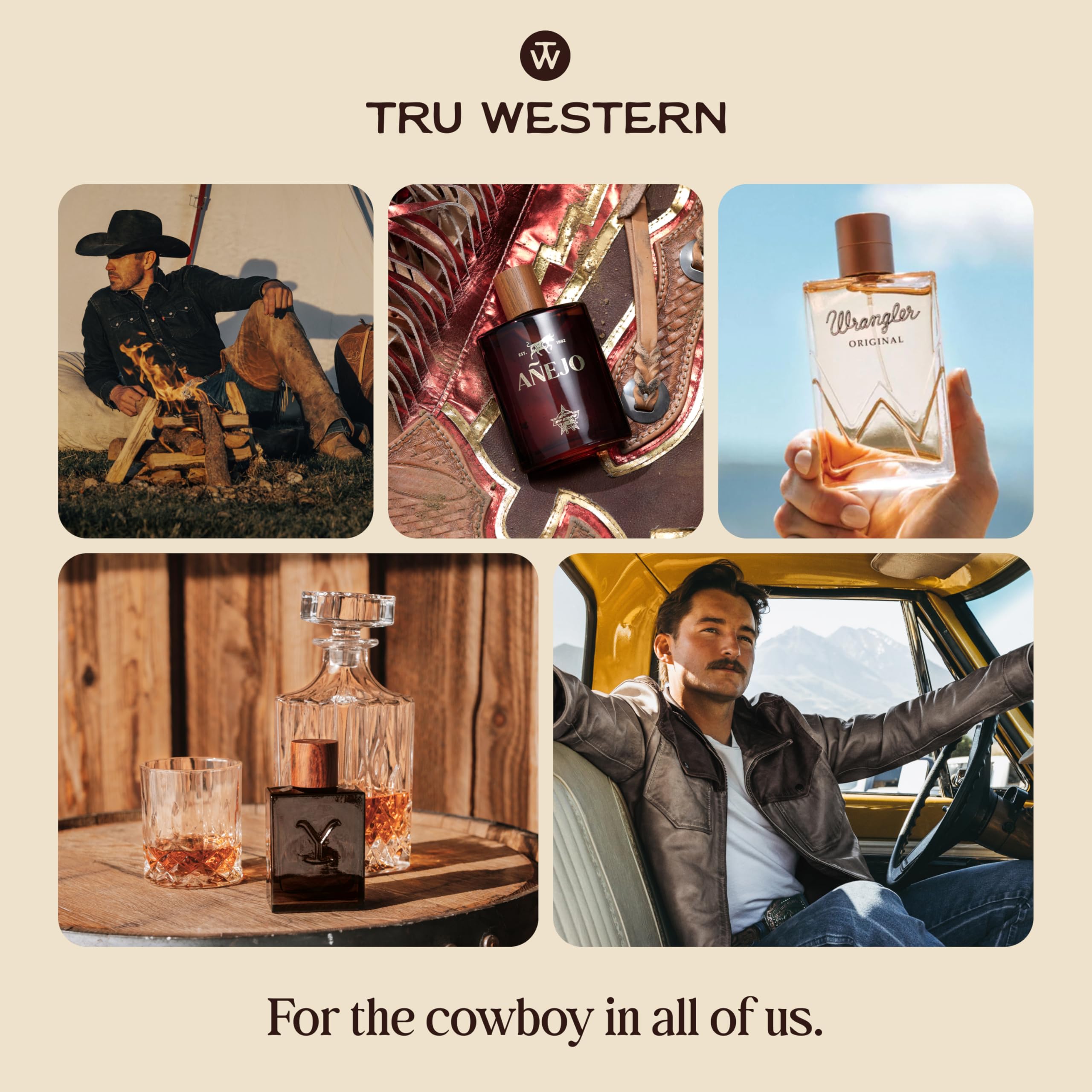 Tru Fragrance Beauty Yellowstone Ride Reserve leather detail conveys adventurous, confident wear
