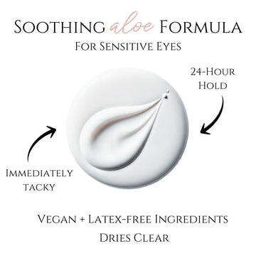 True Beauty Lashes precision applicator tip enables even lash placement.