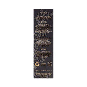 True Moringa Oil in UV glass packaging protects potency.