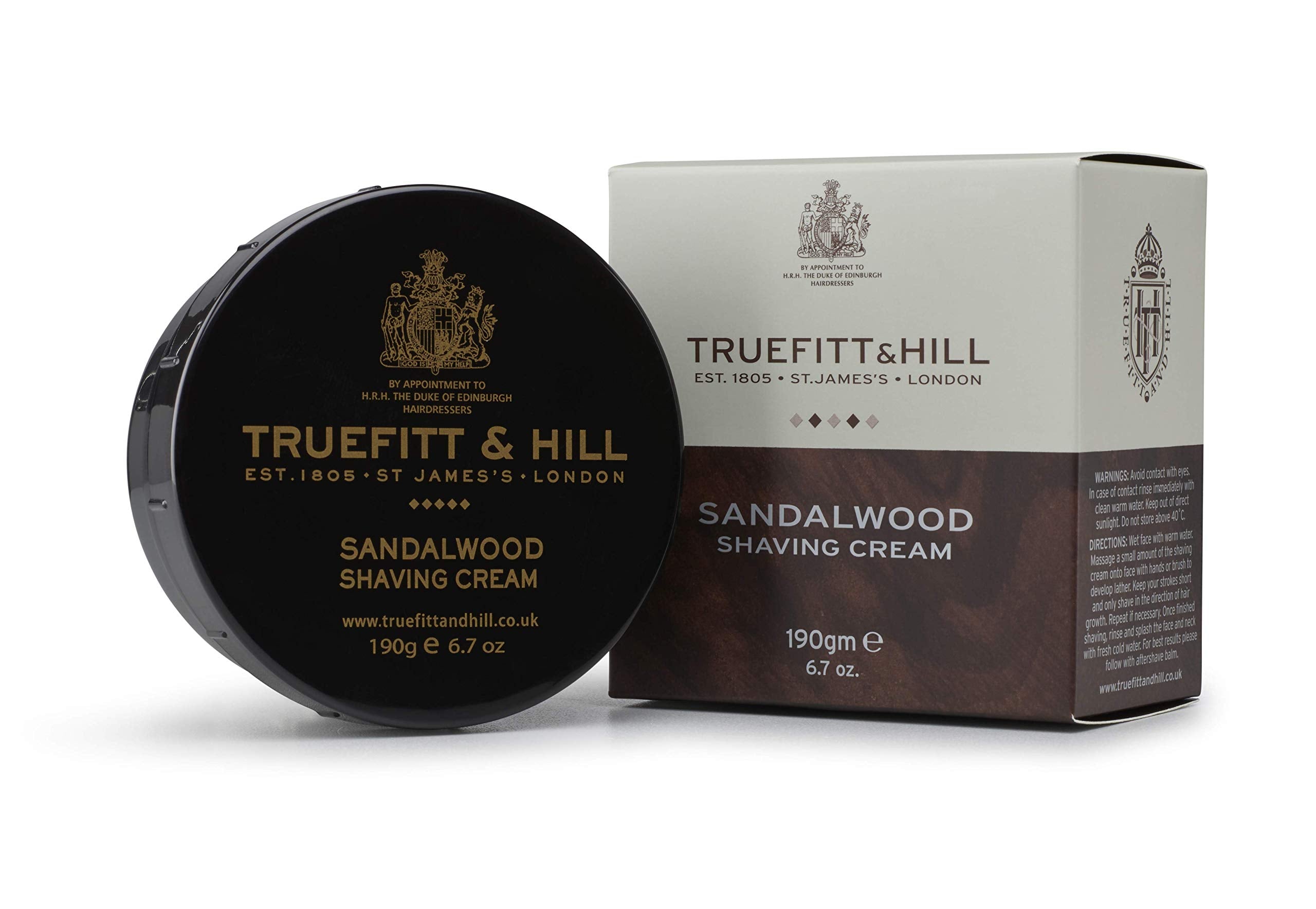 Truefitt & Hill crema de afeitar sándalo en tarro para un afeitado suave