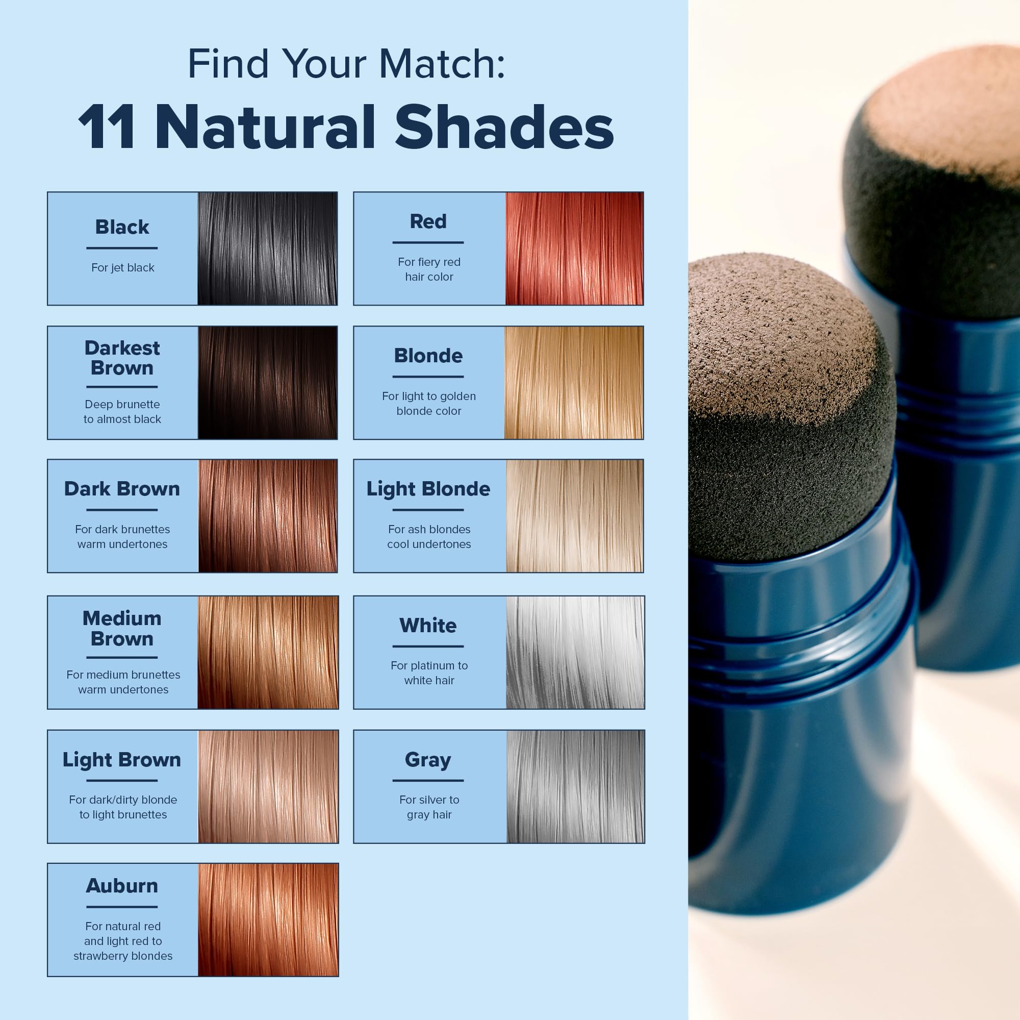 TRUHAIR Color & Conceal convient hommes et femmes