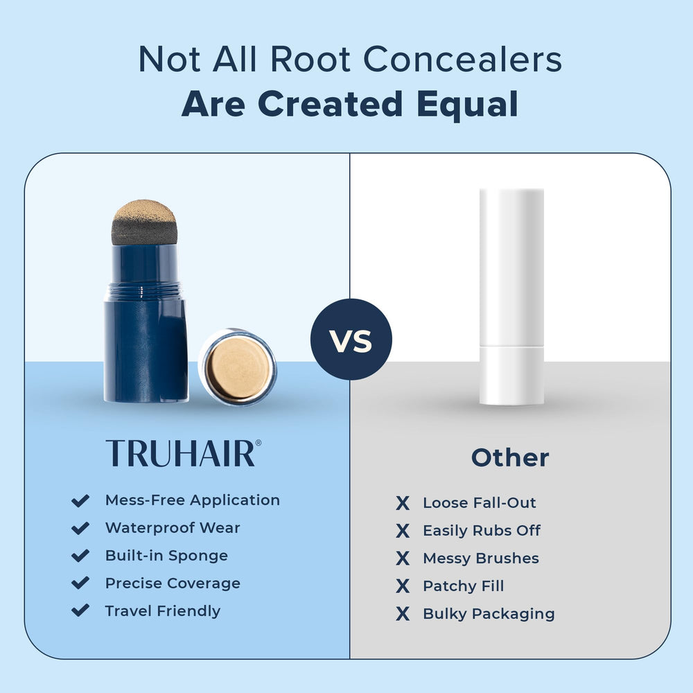 TRUHAIR Color & Conceal teintes brun et noir adaptées