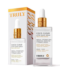 Truly Coco Cloud suero post-afeitado: botella para piel suave