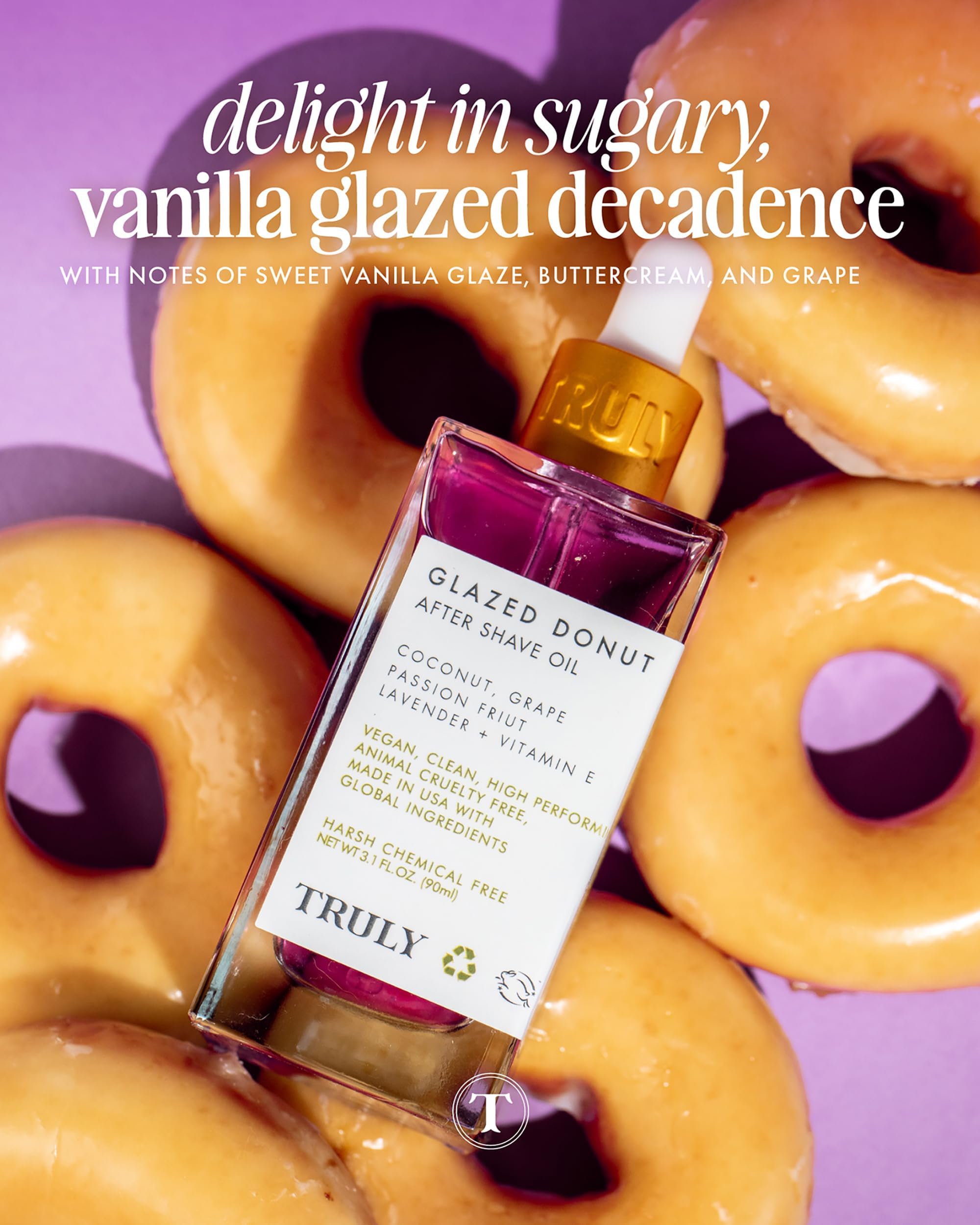 Truly Glazed Donut ayuda a prevenir irritaciones y vellos encarnados