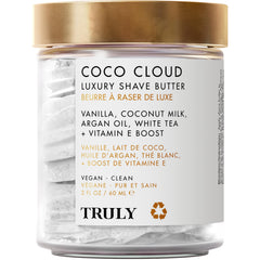 Truly Coco Cloud: leche de coco batida para un afeitado suave.