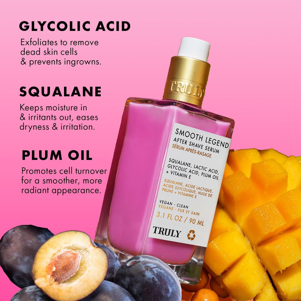 Aloe y Ácido Hialurónico de Truly para hidratación duradera.