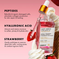Truly Soft Serve: ingredientes con péptidos para hidratar y calmar la piel