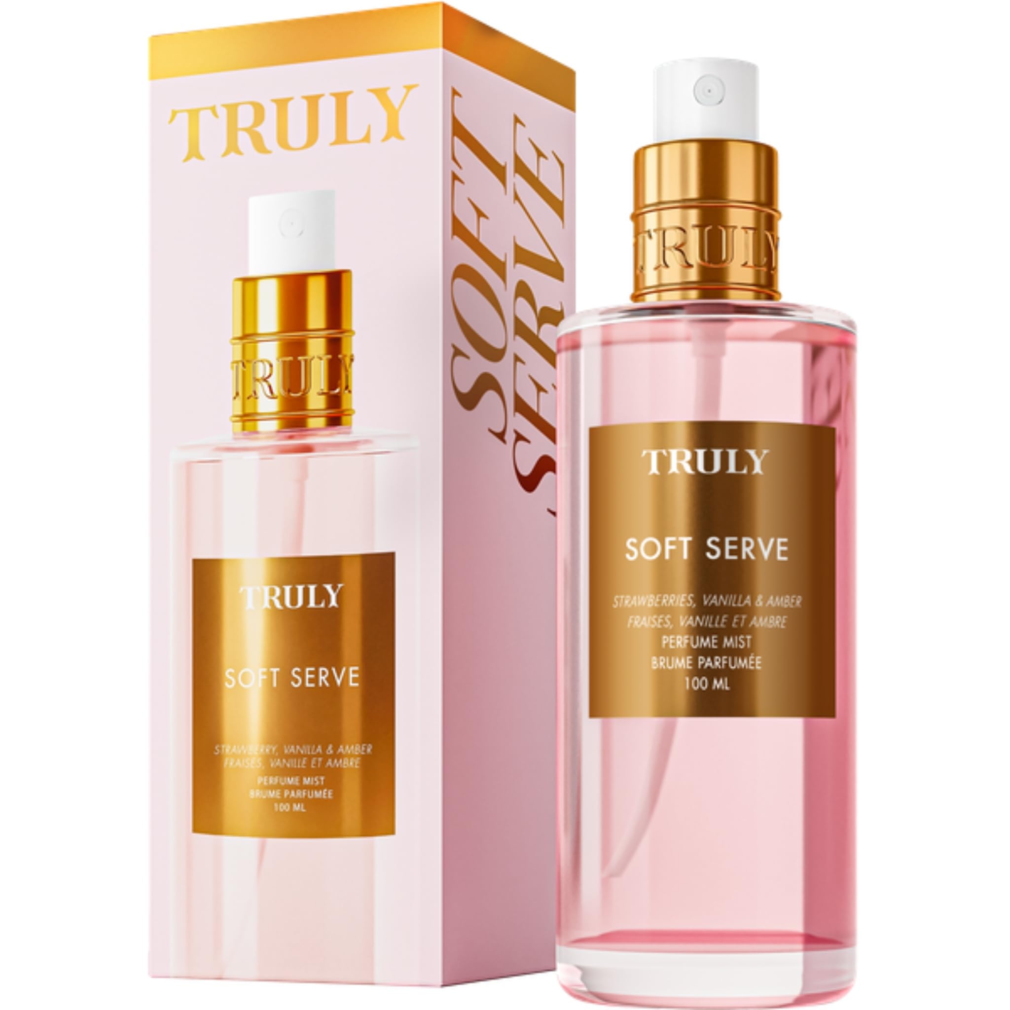 Truly Soft Serve: botella visible, aroma ligero para días soleados.