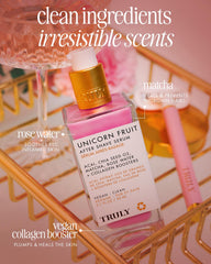 Truly Unicorn Fruit Serum, ingredientes acai para nutrición de la piel.