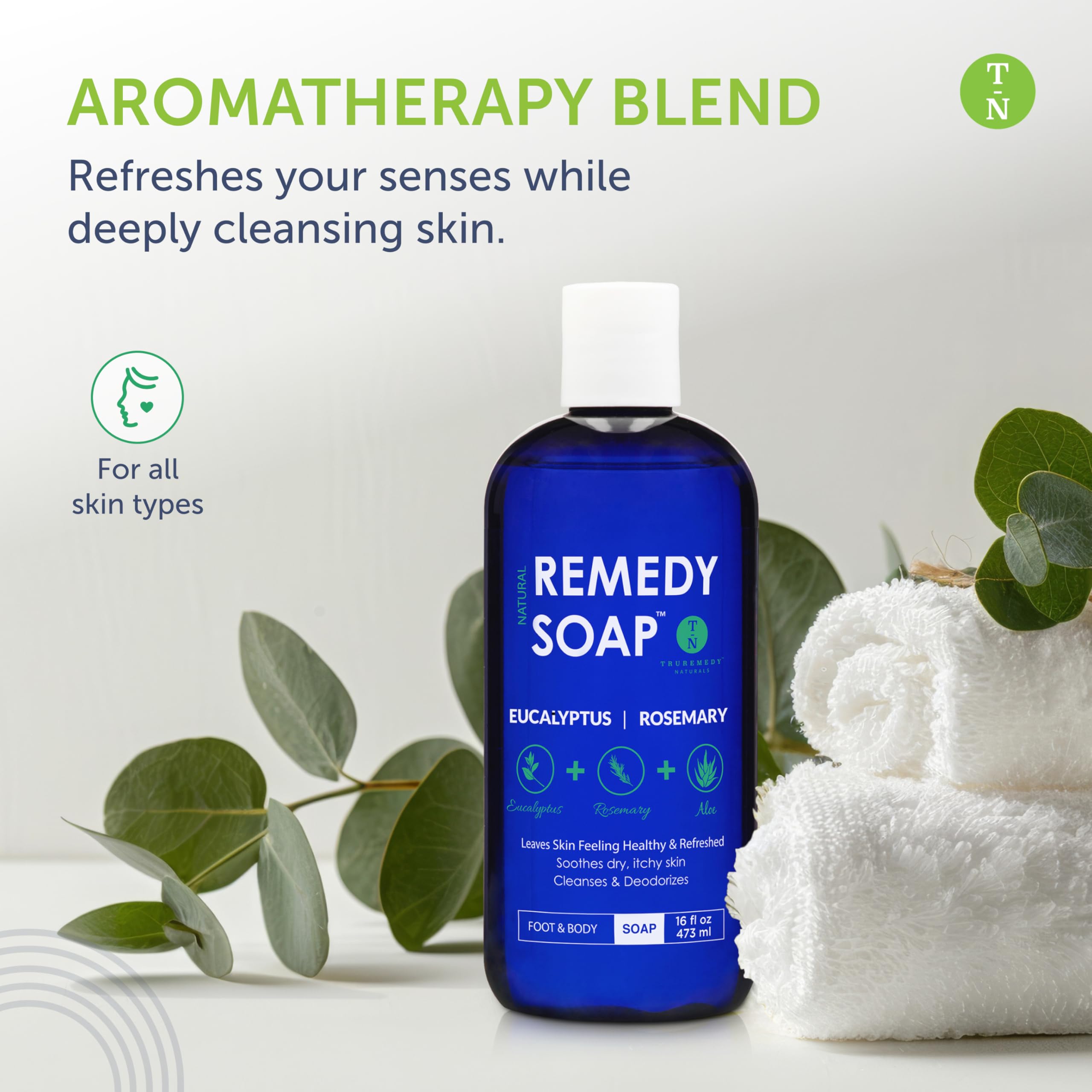 Truremedy Naturals textura-espuma-ducha, suavidad que cuida la piel durante la limpieza diaria