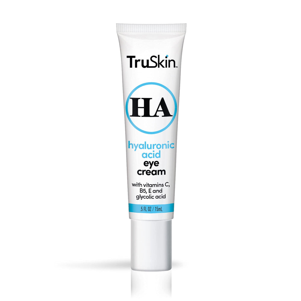TruSkin crema ojos, textura ligera para absorción rápida y comodidad.