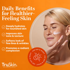 TruSkin te verde y jojoba nutren la piel para suavidad.