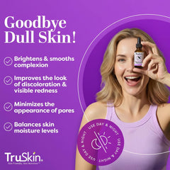 TruSkin Niacinamide Serum hyaluronic-acid formula delivers lasting hydration.