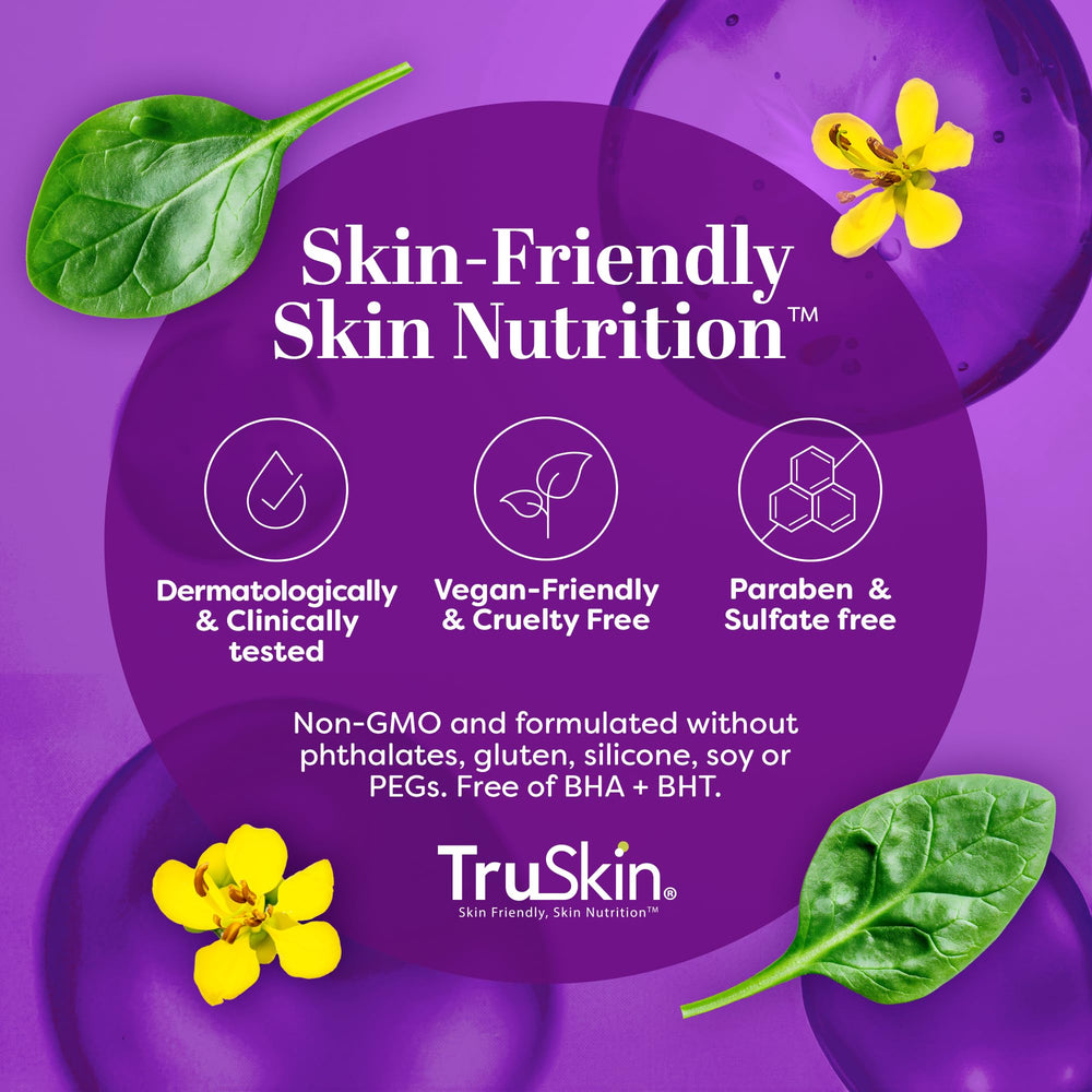 TruSkin Niacinamide Serum moisture-balance photo highlights nourished skin.