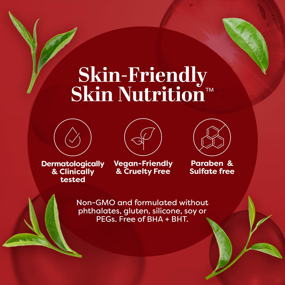 TruSkin producto hecho en EEUU, libre de crueldad y pruebas dermatológicas.