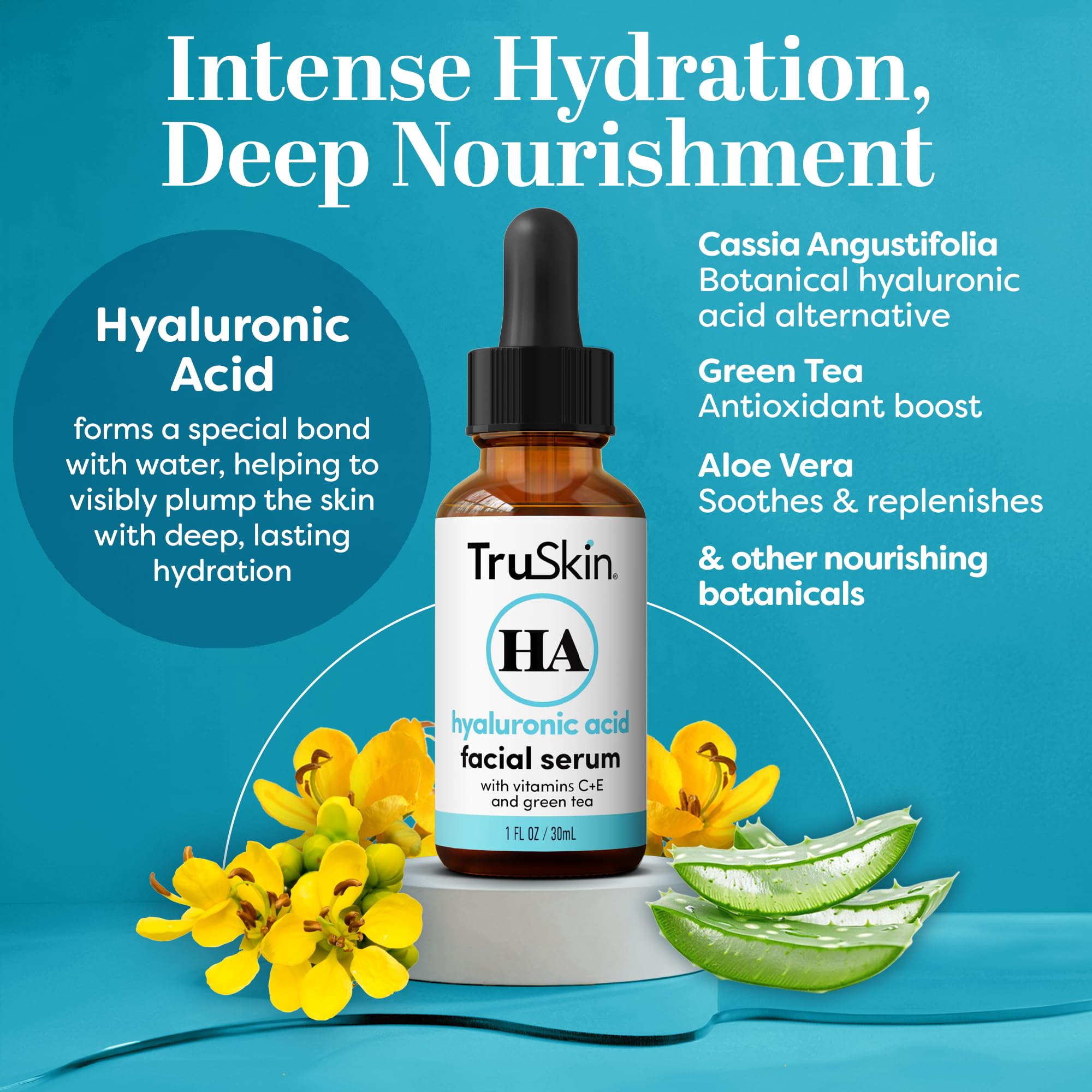TruSkin serum hialurónico con Vitamina C para luminosidad