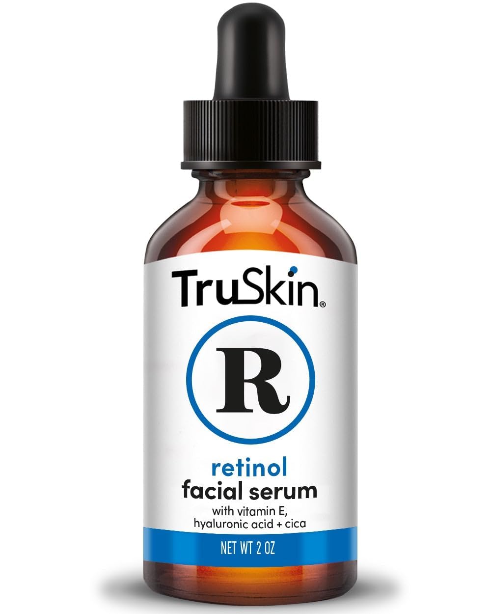 Sérum TruSkin Retinol en botella para uso nocturno suave y renovación de textura