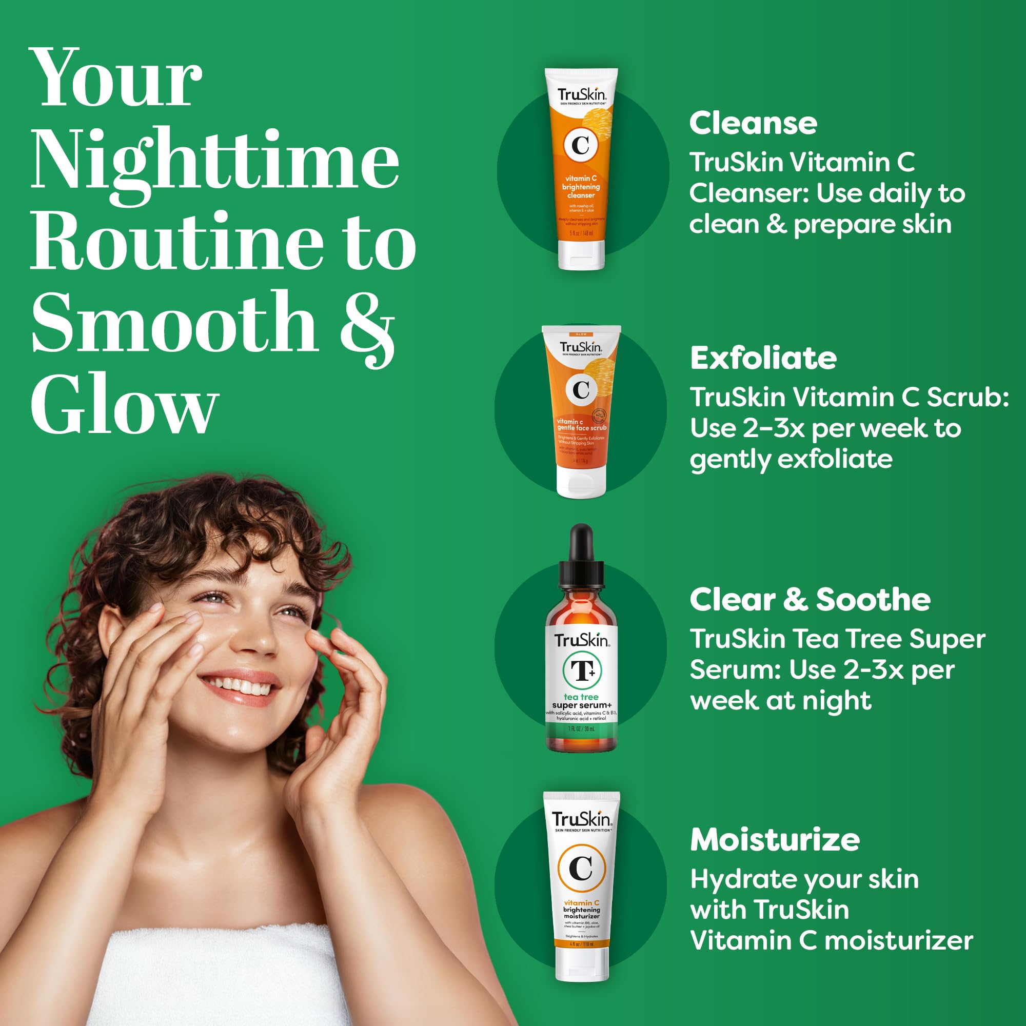 TruSkin serum retinol, mejora claridad y tono de piel