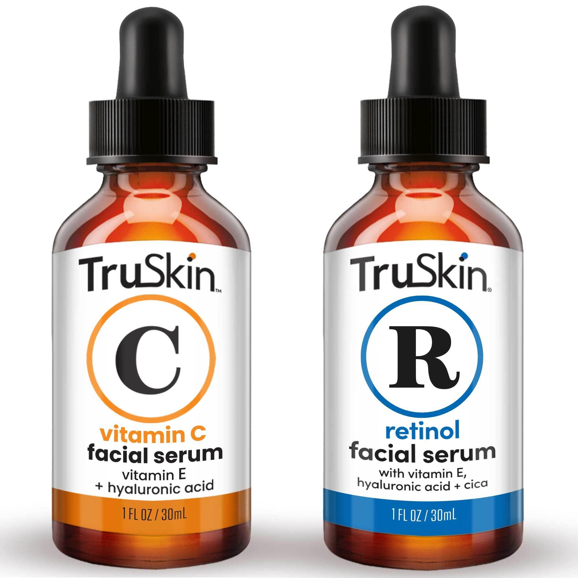 Suero TruSkin vitamina C en botella para iluminación del tono