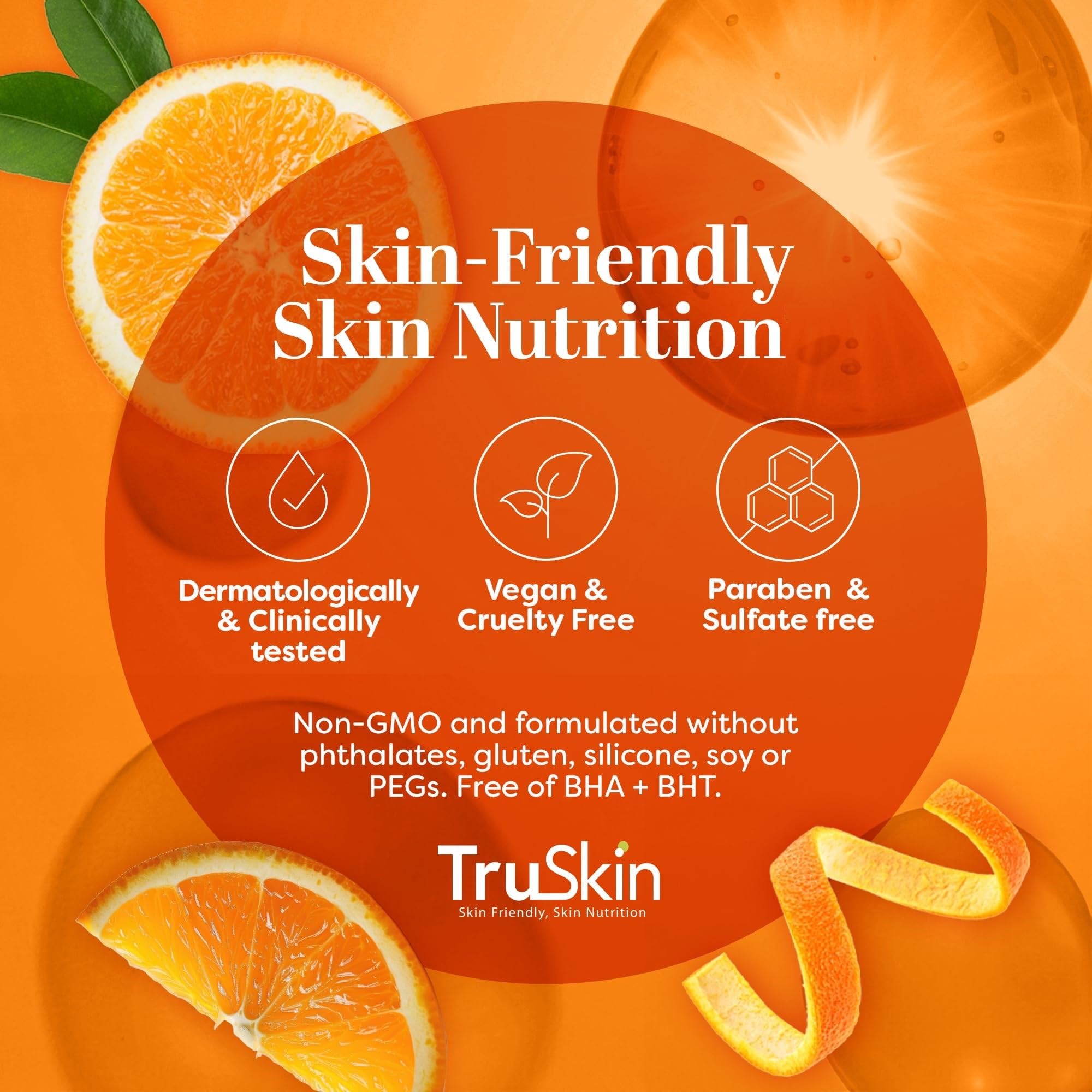 Piel más hidratada tras usar TruSkin Vitamina C