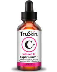 TruSkin suero Vitamina C, bote frontal, ilumina y unifica tono de piel.