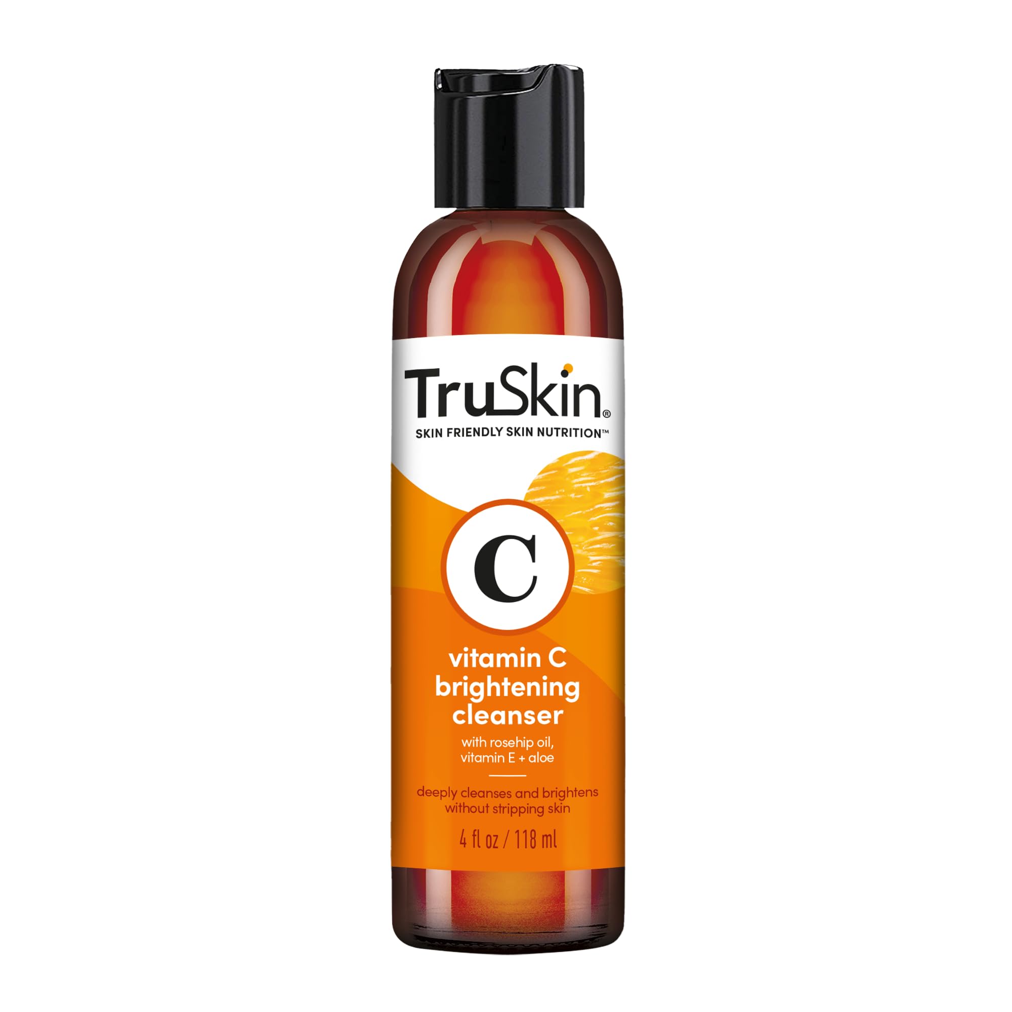 TruSkin Vitamin C Face Wash bottle front view for daily cleansing and radiance support.