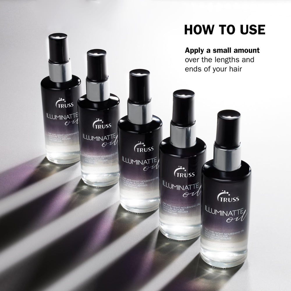 TRUSS Illuminatte Hair Oil: fragancia duradera que perfuma la rutina diaria