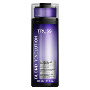TRUSS Revolución Rubio: botella frontal, ayuda a mantener el color rubio y el brillo.
