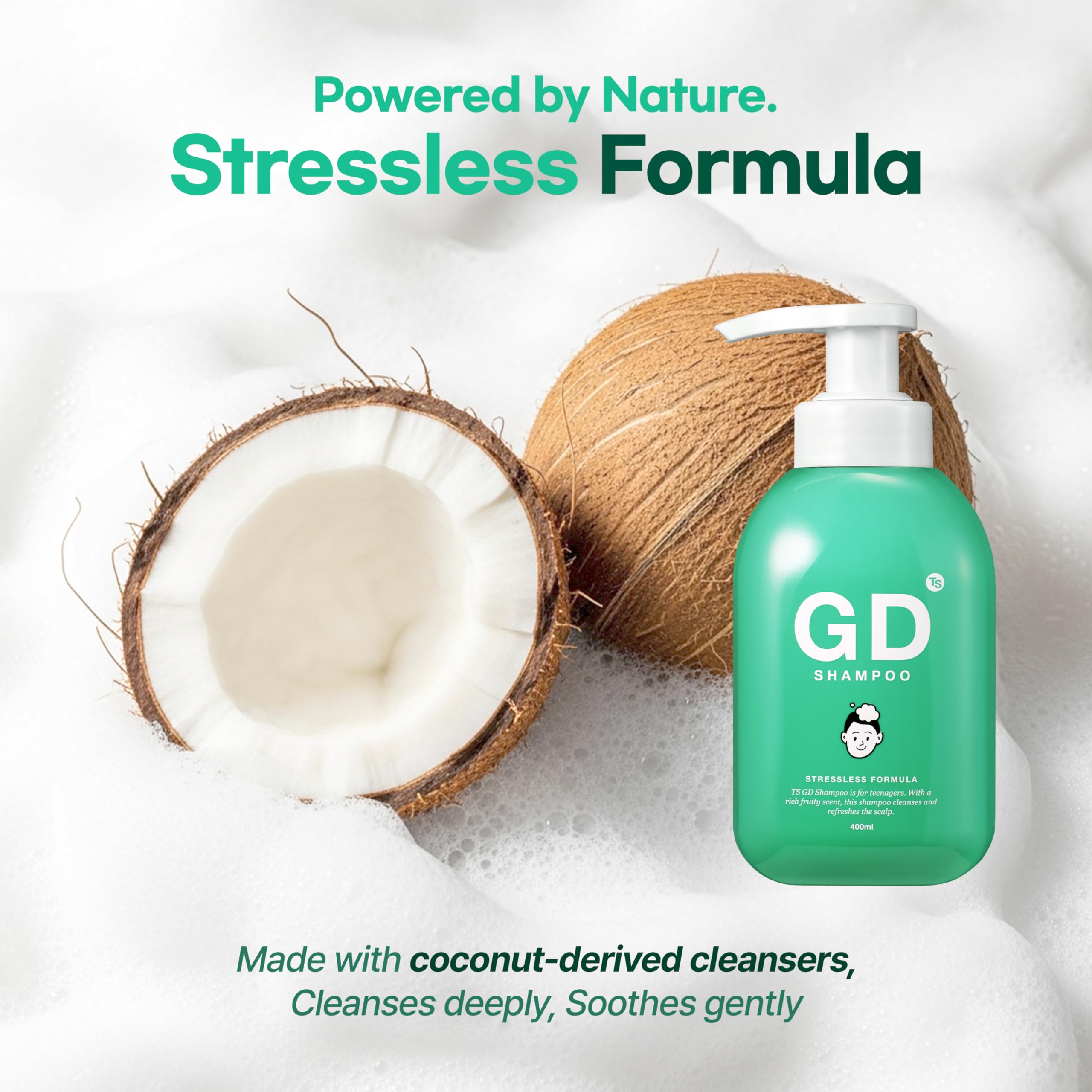 TS GD Champú: probióticos para equilibrio del cuero cabelludo.