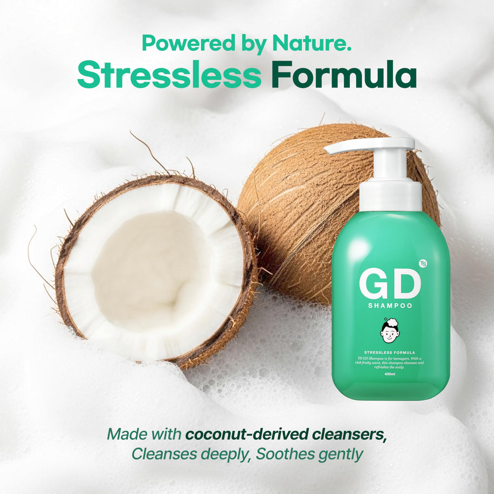 TS GD Champú: probióticos para equilibrio del cuero cabelludo.