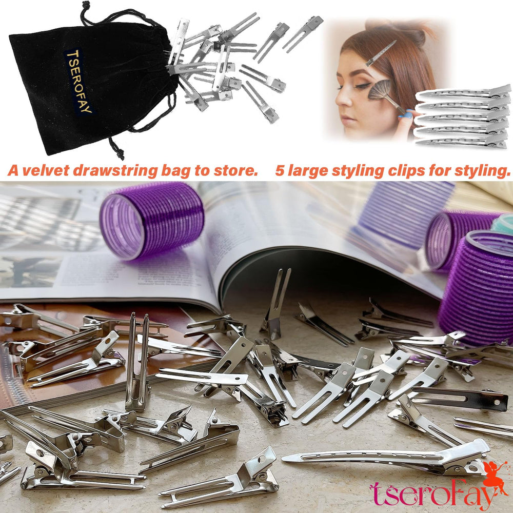 TSEROFAY clip de estilo retro glam, ideal para looks glam de los años 50.