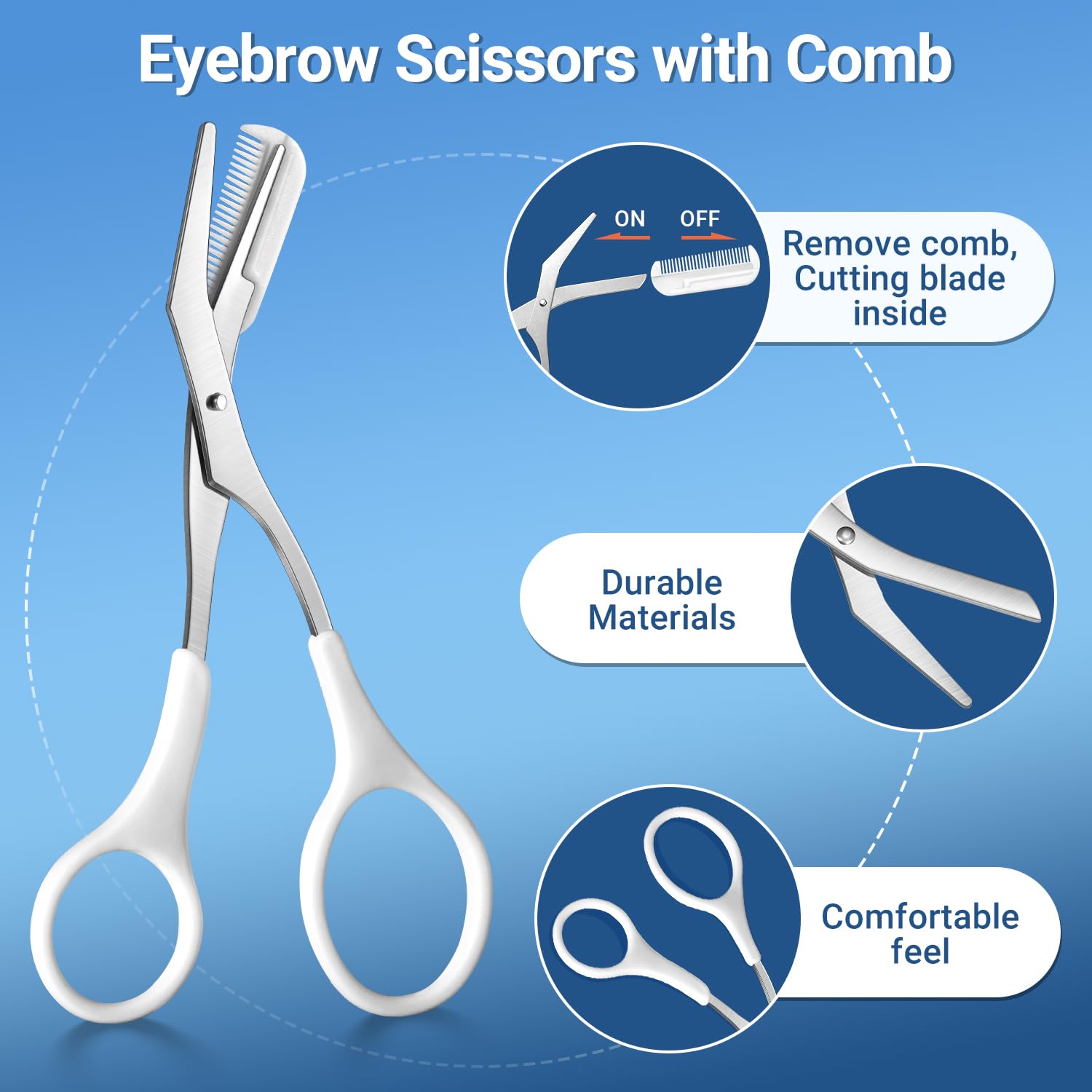 Afilador TsMADDTs para cejas con cuchilla segura y uso cómodo